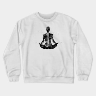 Meditating Woman Crewneck Sweatshirt